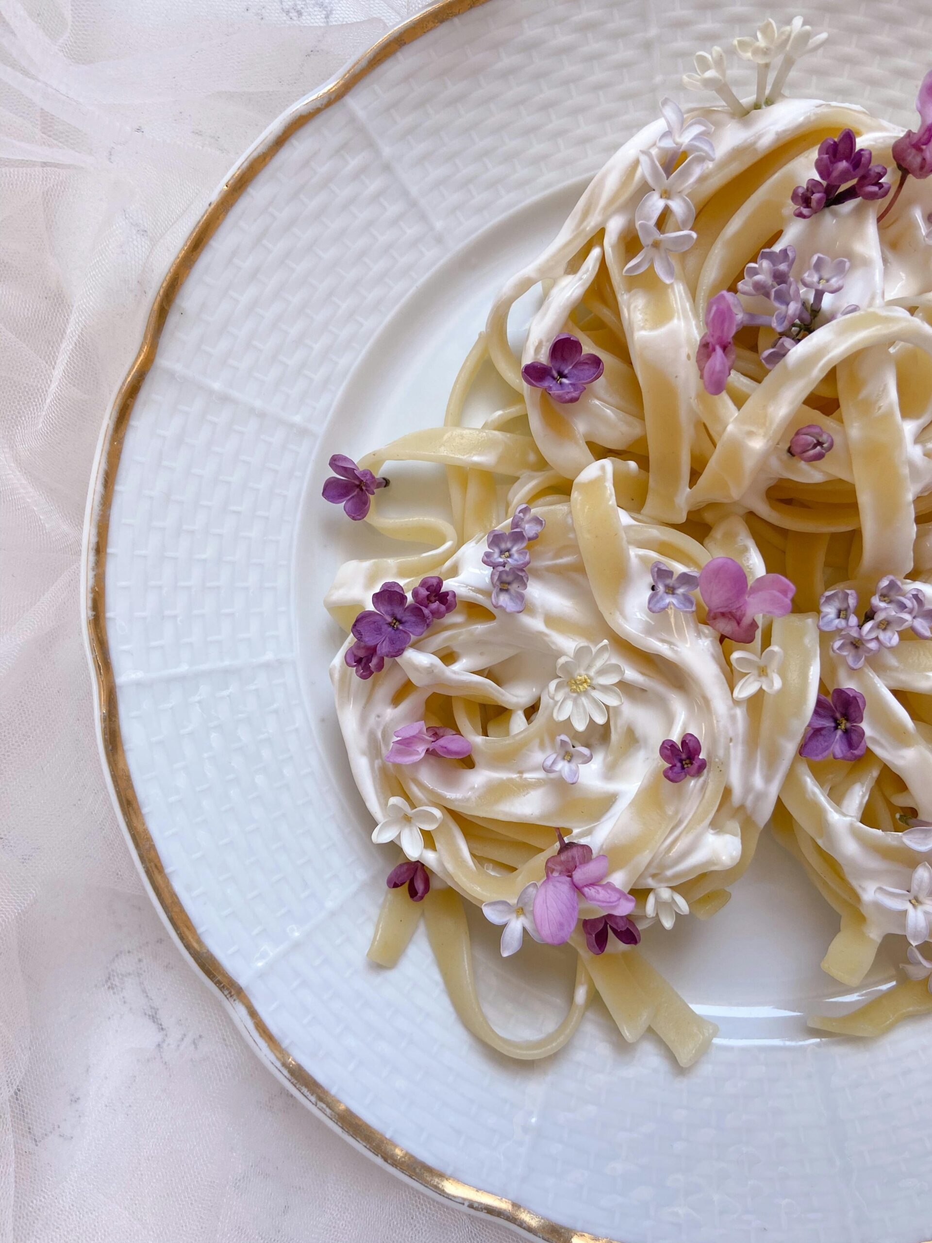 Macarrão Cremoso ao Molho Branco para Saborear na cabana do Cabanário